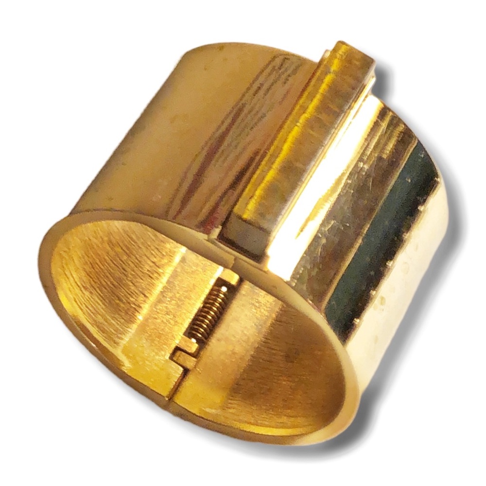 Vintage 1980’s Ann Taylor tiger eye cuff bracelet